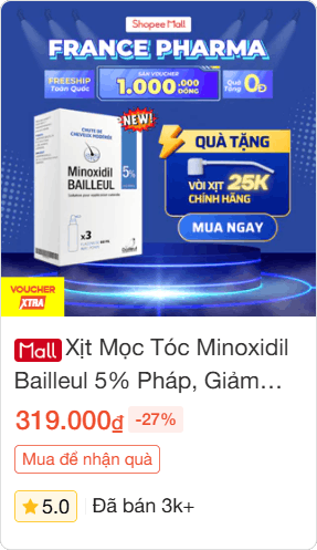 Xịt Mọc Tóc Minoxidil Bailleul 5%